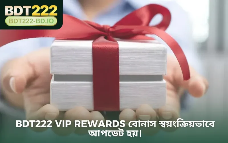 BDT222 VIP Rewards বোনাস স্বয়ংক্রিয়ভাবে আপডেট হয়।