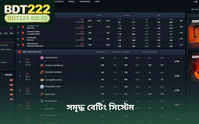 সমৃদ্ধ বেটিং সিস্টেম