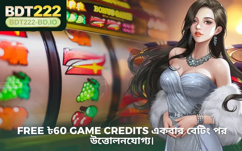 Free ৳60 Game Credits একবার বেটিং পর উত্তোলনযোগ্য।