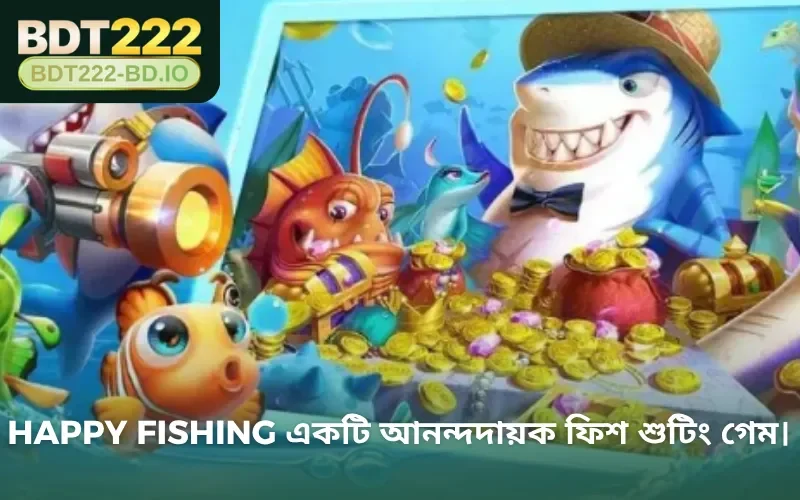 Happy Fishing একটি আনন্দদায়ক ফিশ শুটিং গেম।