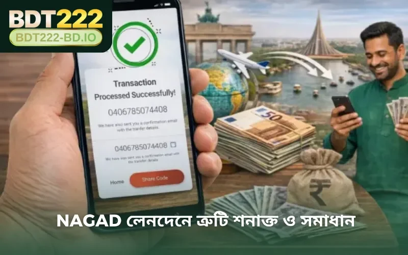 Nagad লেনদেনে ত্রুটি শনাক্ত ও সমাধান
