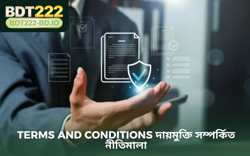 Terms and conditions দায়মুক্তি সম্পর্কিত নীতিমালা