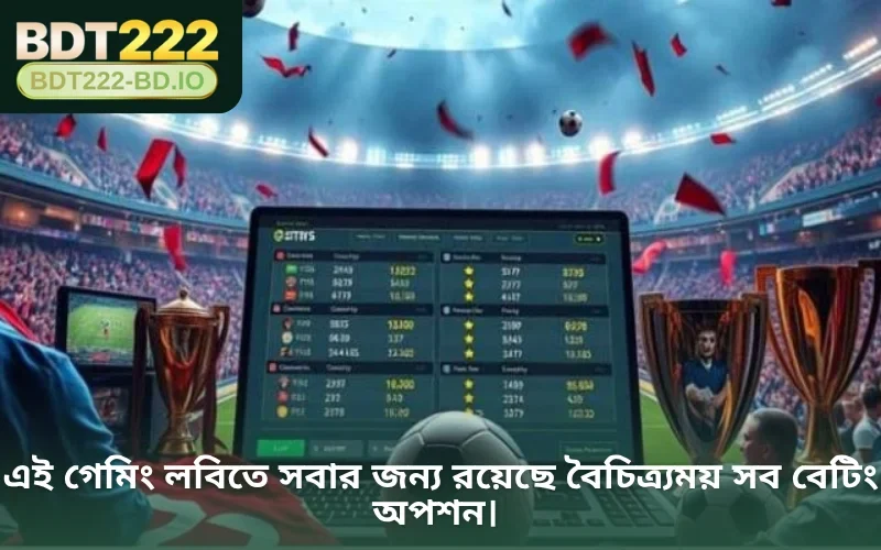 এই গেমিং লবিতে সবার জন্য রয়েছে বৈচিত্র্যময় সব বেটিং অপশন।