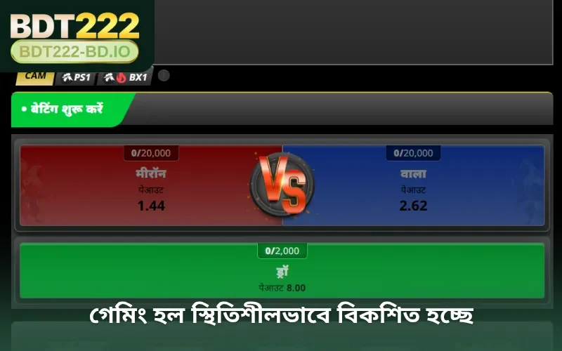 গেমিং হল স্থিতিশীলভাবে বিকশিত হচ্ছে
