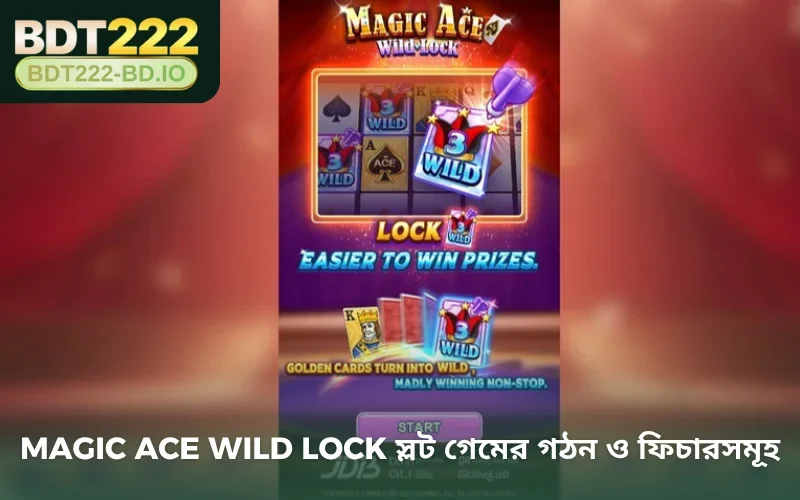 Magic Ace Wild Lock স্লট গেমের গঠন ও ফিচারসমূহ